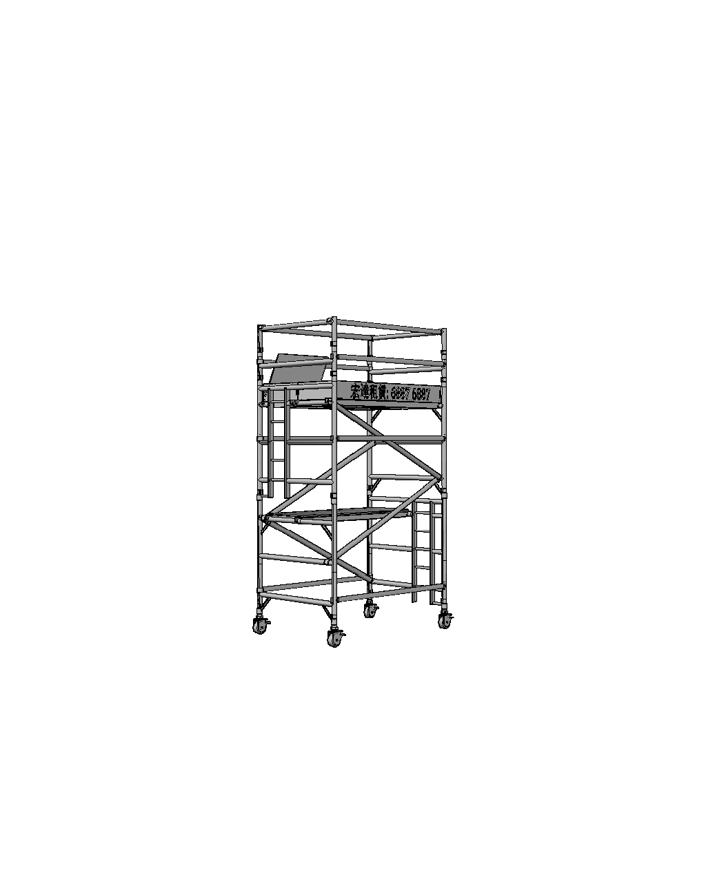 Scaffold rental (D/W)(Gammon Standard)